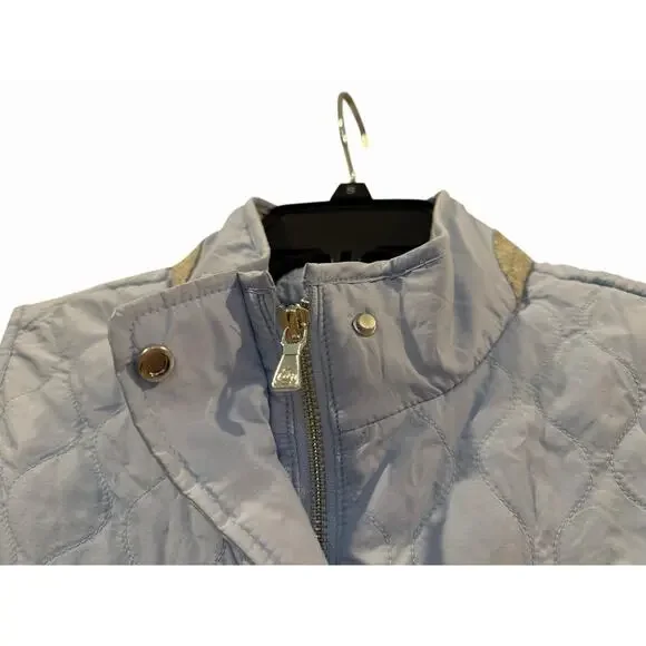 PETER MILLAR Addison Quilted Travel Vest ICE BLUE Women’s M Golf Outdoor Luxury - Picture 8 of 16